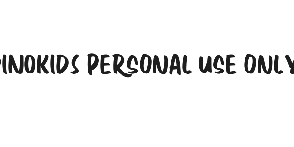 Dinokids PERSONAL USE ONLY! Logo