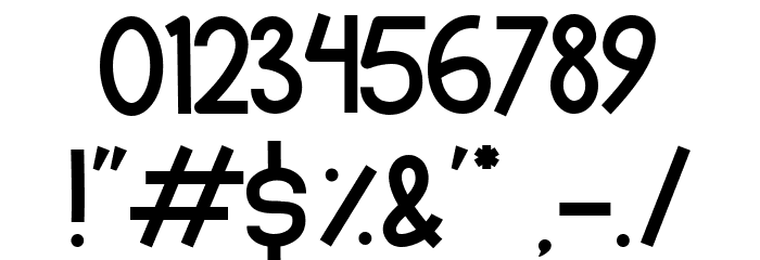 Dinoko Layered Font OTHER CHARS