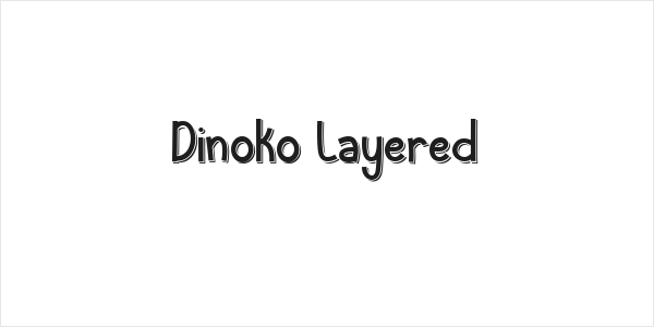 Dinoko Layered Logo