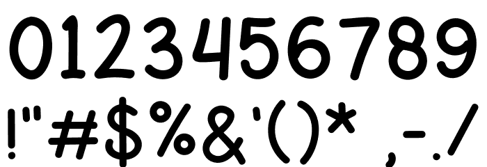 Dinomik Semibold Font OTHER CHARS