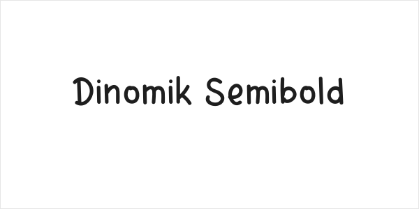 Dinomik Semibold Logo