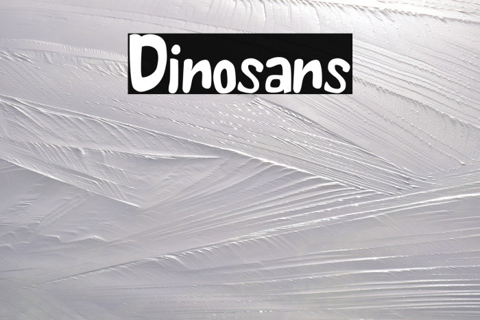 Dinosans Fonte examples
