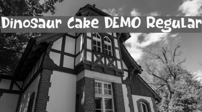 Dinosaur Cake DEMO Regular Font examples