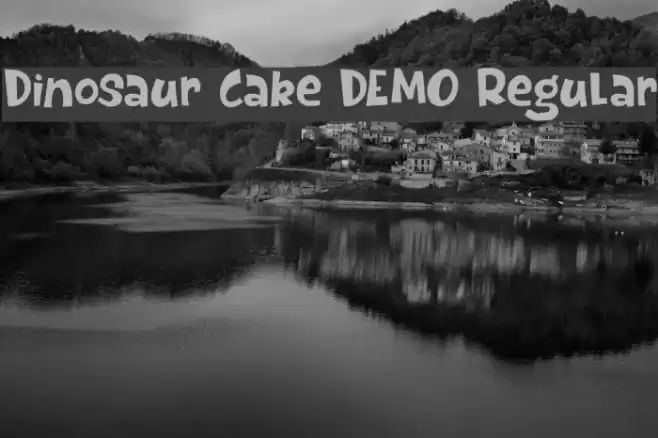 Dinosaur Cake DEMO Regular Font examples