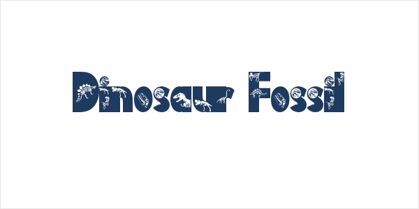 Dinosaur Fossil Logo