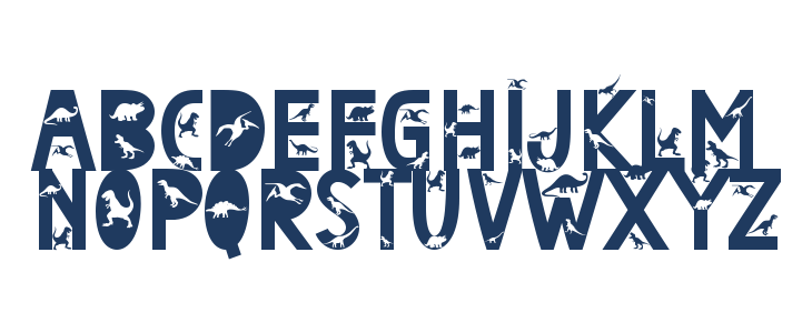 Dinosaur Island Uppercase