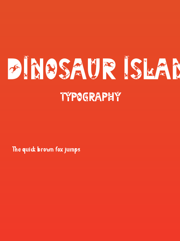 Dinosaur Island Poster
