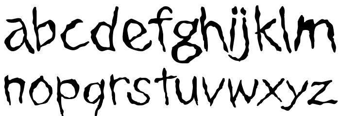 Dinosaur Jr Plane Font LOWERCASE