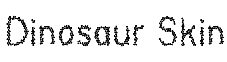 Dinosaur Skin Font
