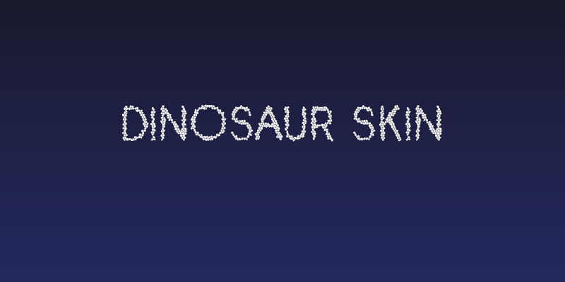 Dinosaur Skin Social Header
