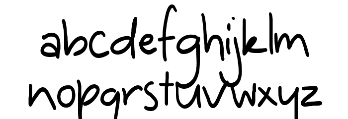 Dinosaur Font LOWERCASE