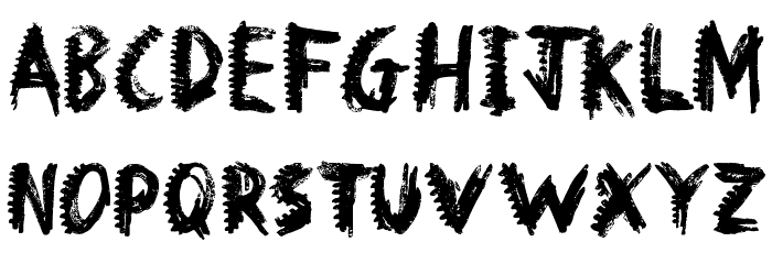 Dinosaur Font LOWERCASE