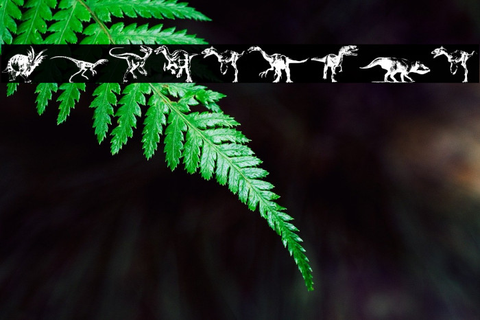 Dinosaurs Font examples