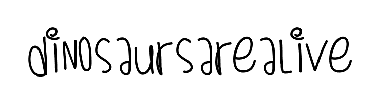 DinosaursAreAlive  Fuentes Gratis Descargar