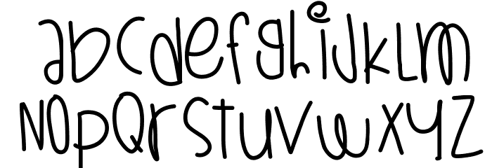 DinosaursAreAlive Font LOWERCASE