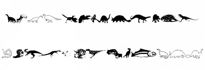 DinosoType Polices MAJUSCULES