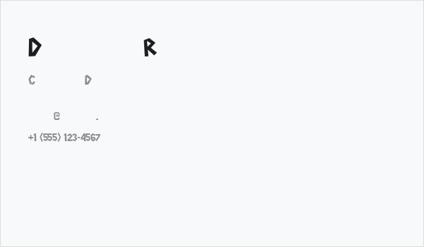 Dinotype Regular Business Card