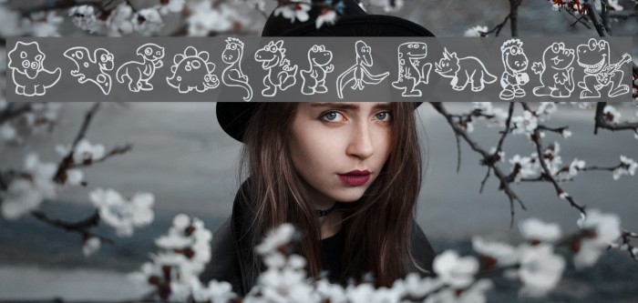 Dinoz Font examples