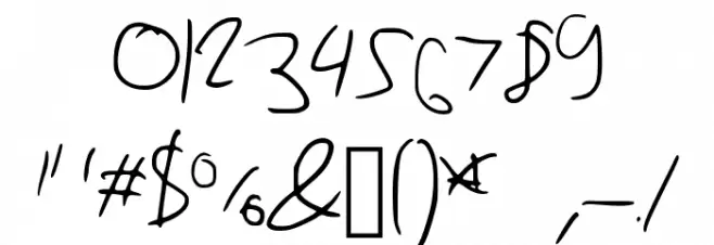 DiodeFont Font OTHER CHARS