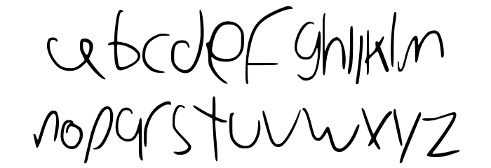 DiodeFont Font LOWERCASE