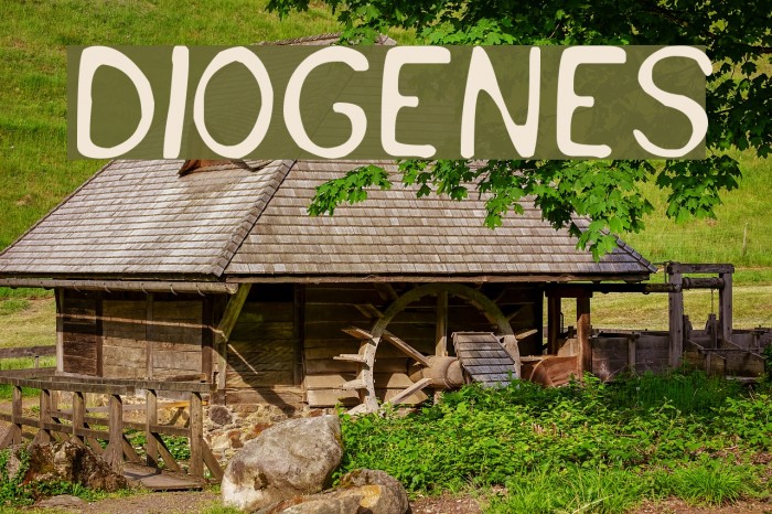Diogenes Font examples