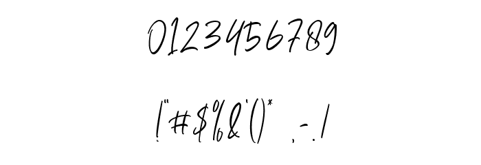 Dioksiany-Regular Font OTHER CHARS