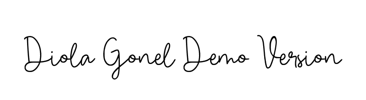 Diola Gonel Demo Version  नि: शुल्क फ़ॉन्ट्स डाउनलोड