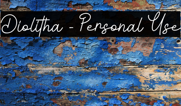 Diolitha - Personal Use Example 1