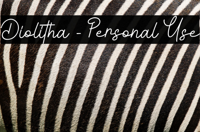 Diolitha - Personal Use Example 2