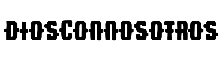 Dios con nosotros  フリーフォントのダウンロード