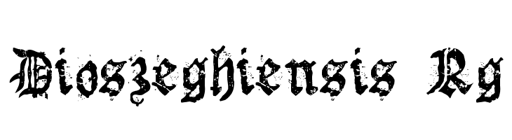 Dioszeghiensis Rg  नि: शुल्क फ़ॉन्ट्स डाउनलोड