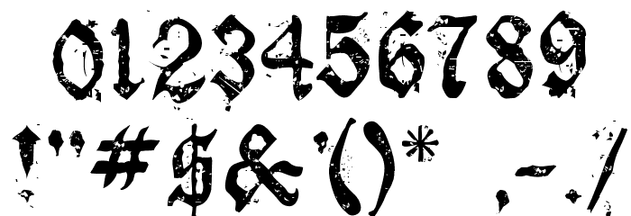 Dioszeghiensis Rg Font OTHER CHARS