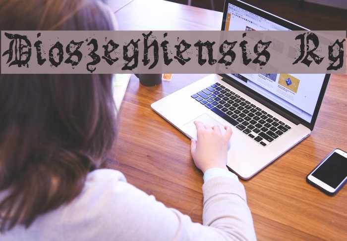 Dioszeghiensis Rg Font examples