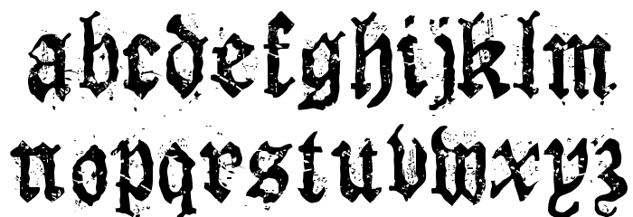 Dioszeghiensis Rg Font LOWERCASE
