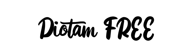 Diotam FREE  フリーフォントのダウンロード