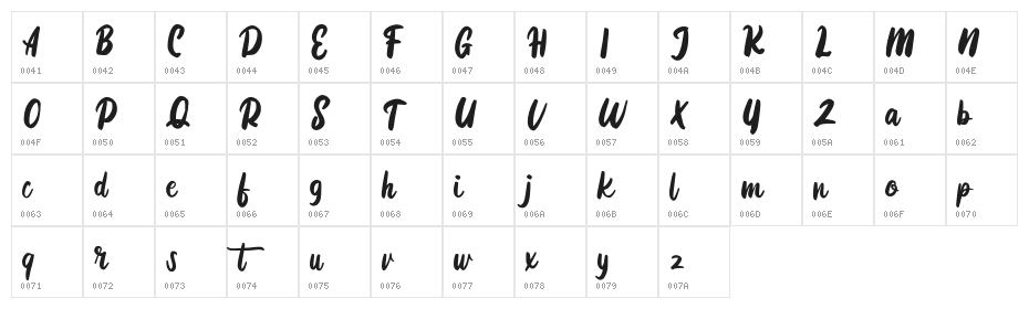 Diotam FREE Character Map