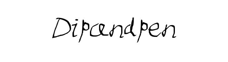 Dip_and_pen  नि: शुल्क फ़ॉन्ट्स डाउनलोड