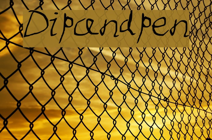 Dip_and_pen Font examples