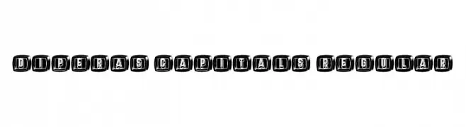 Diperas Capitals Regular  Frei Schriftart Herunterladen