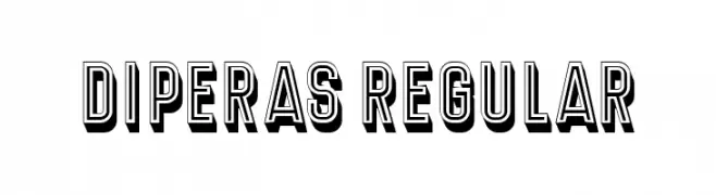 Diperas Regular  Frei Schriftart Herunterladen