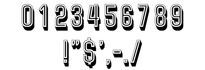Diperas Regular Font OTHER CHARS