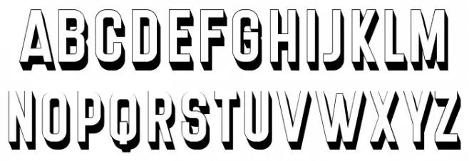 Diperas Thin フォント 大文字
