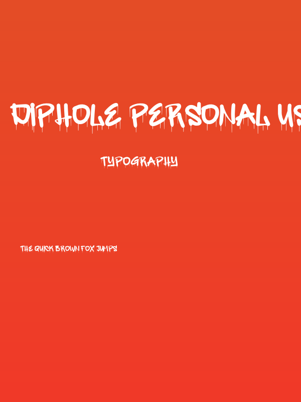 Diphole Personal Use Poster