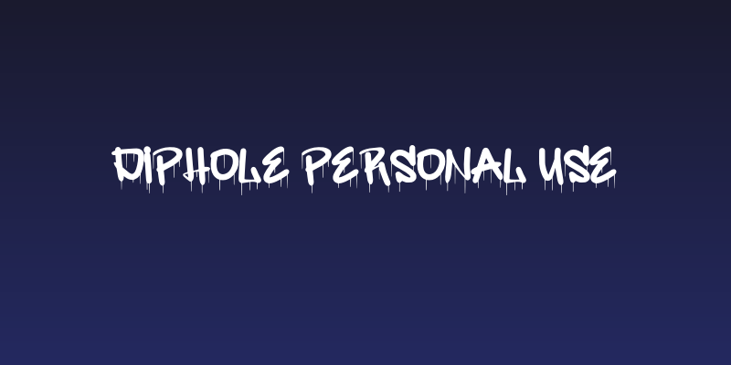 Diphole Personal Use Social Header