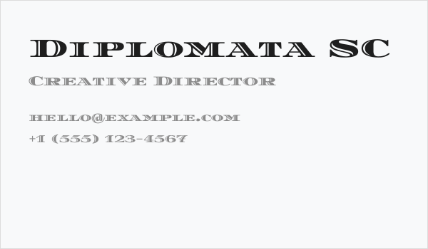 Diplomata SC Business Card