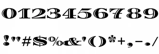 Diplomata Font OTHER CHARS