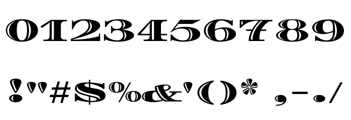 Diplomata Font OTHER CHARS