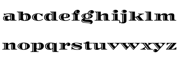 Diplomata Font LOWERCASE