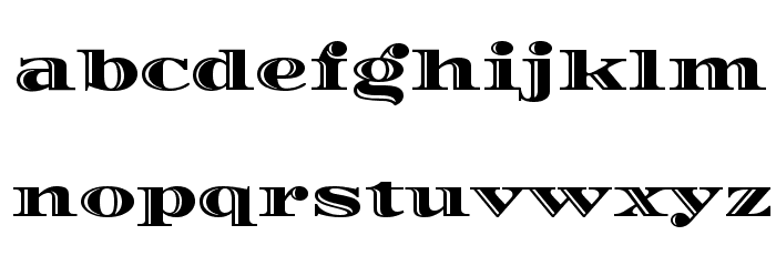 Diplomata Font LOWERCASE