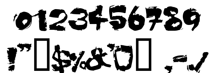 Dippex Font OTHER CHARS